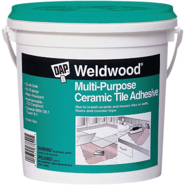 DAP Weldwood 1 Qt. Multi-Purpose Ceramic Tile Adhesive 7079825190