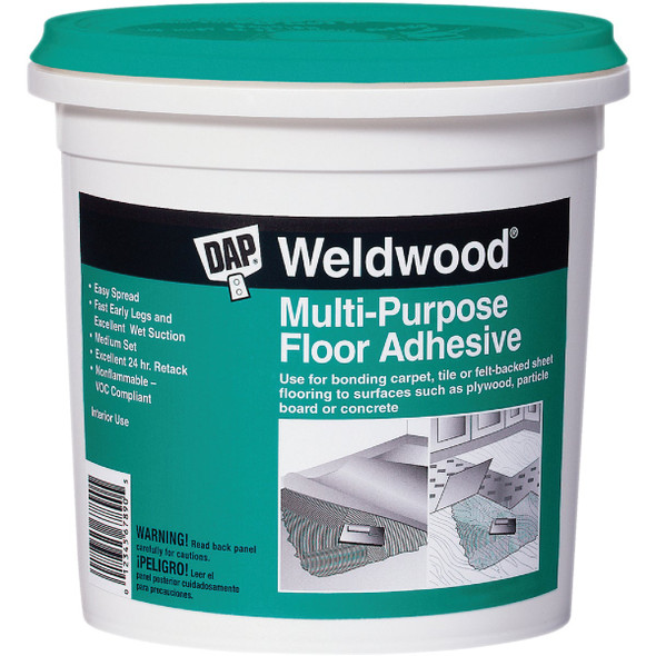 DAP Weldwood Multi-Purpose Floor Adhesive, 1 Qt. 7079800141