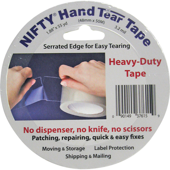 Nifty 2 In. x 55 Yd. Clear Hand Tear Sealing Tape T3761RTL