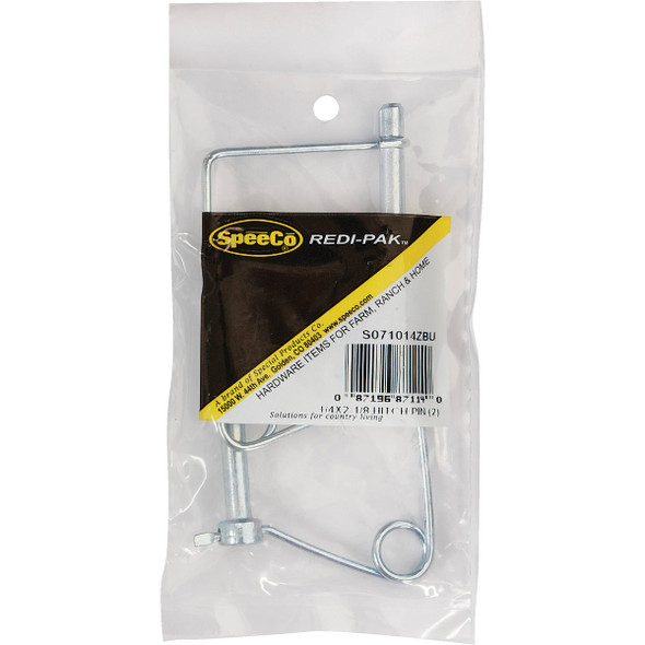 Speeco 1-4 In. x 2-1-8 In. Draw Bar Hitch Pin SPOS071014ZBU 716210