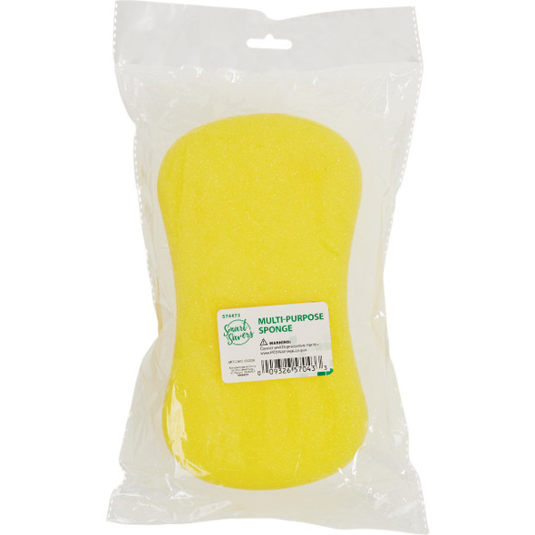 Smart Savers 8 In. x 4.3 In. Yellow Sponge CC201004 Pack of 12 Smart Savers 8 In. x 4.3 In. Yellow Sponge CC201004 Pack of 12