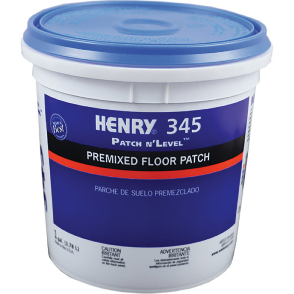 Henry 345 Premixed Patch n'LEVEL Floor Patch & Smoothing Compound, 1 Gal. 12064