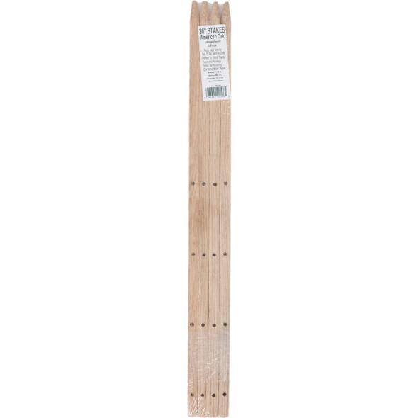 Madison Mill 36 In. Oak Wood Plant Stake (4-Pack) Madison Mill 36 In. Oak Wood Plant Stake (4-Pack)