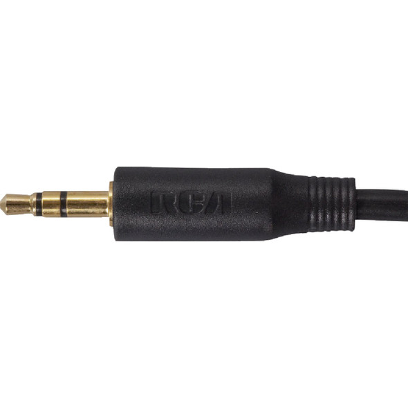 RCA 6 Ft. Black 3.5mm Extension Cable Audio Cable AH208R 523400