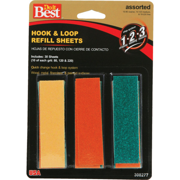 Do it Best Micro ZipSander Refill Sheets (30 Count) 7801004