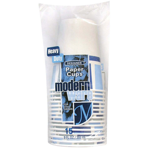 AJM 9 Oz. ModernWare Paper Cup (15-Count) DC9MW032015AGI