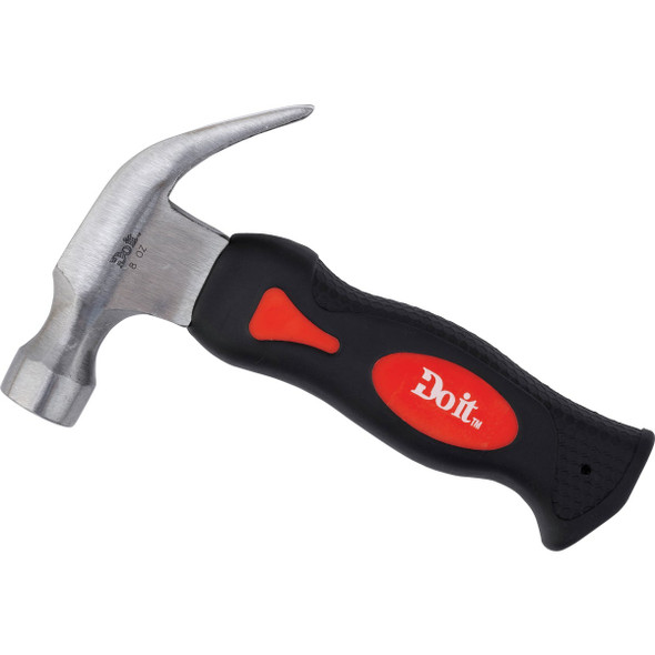 Do it Mini 8 Oz. Smooth-Face Curved Claw Hammer with Steel Handle Pack of 6 300640 300640