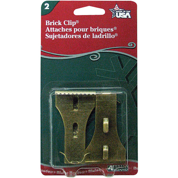 Adams Antique Metal Brick Light Clips (2-Pack) 1450991040