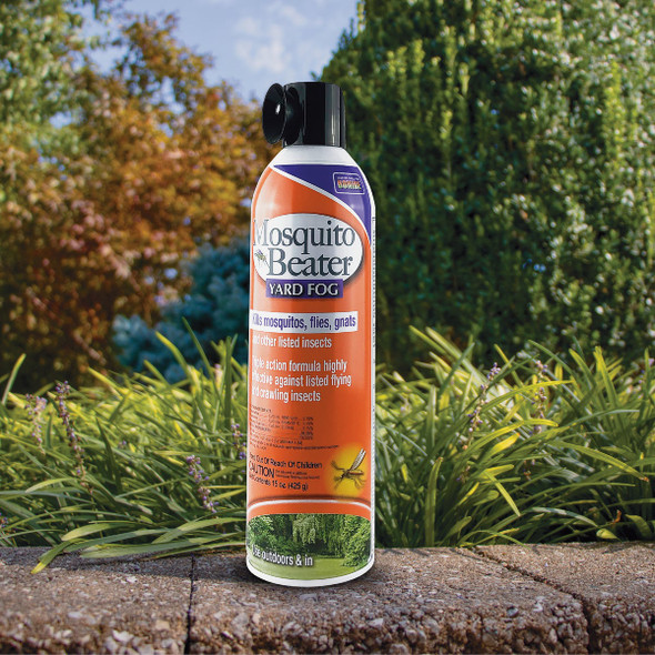 Bonide Mosquito Beater 15 Oz. Ready To Use Aerosol Spray Yard Fog 560 716680