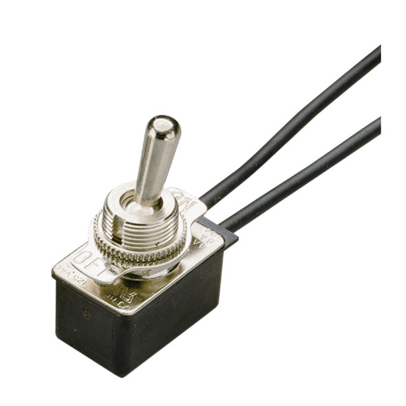 Gardner Bender Medium-Duty SPST Wire Leads Toggle Switch GSW-18