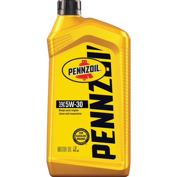 Pennzoil Conventional Motor Oil 5W-30 Motor Oil, 1 Qt. 550035091 Pack of 6