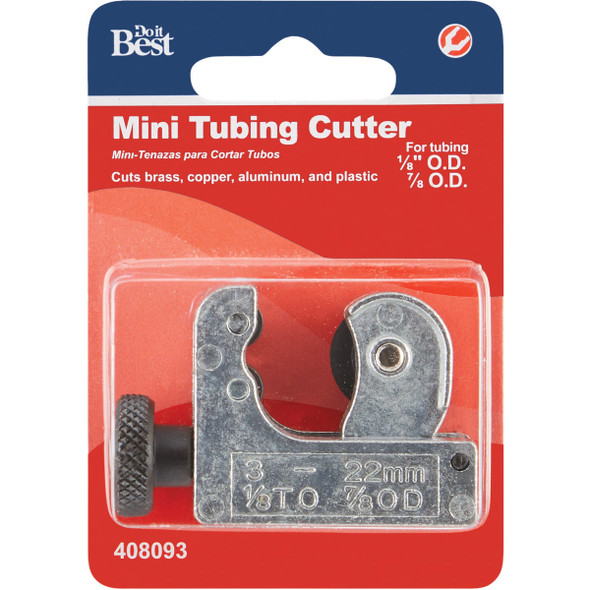 Do it Copper or Aluminum Mini Tubing Cutter, 1-8 In. to 7-8 In. Pipe Capacity 408093 408093
