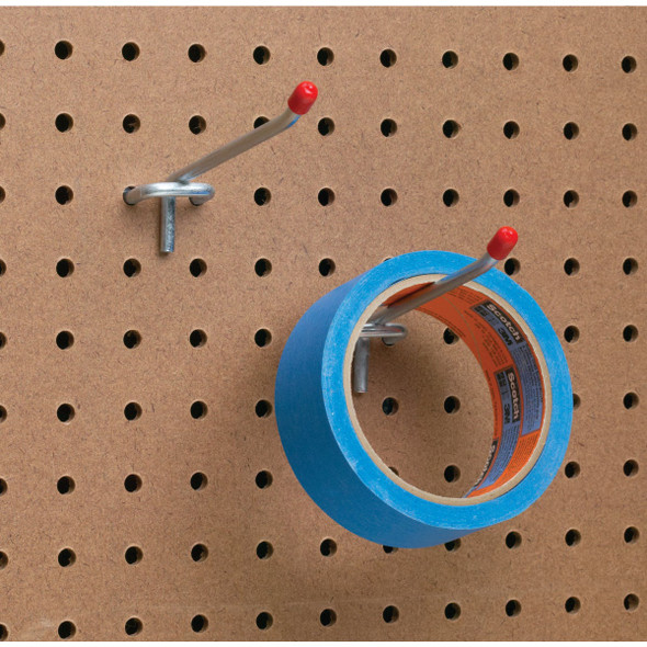 4 In. Medium Duty Safety Tip Straight Pegboard Hook (2-Count) 4 In. Medium Duty Safety Tip Straight Pegboard Hook (2-Count)