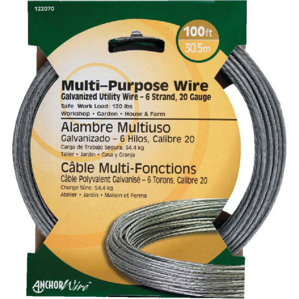 ANCHOR WIRE 100' Stranded Wire 122070