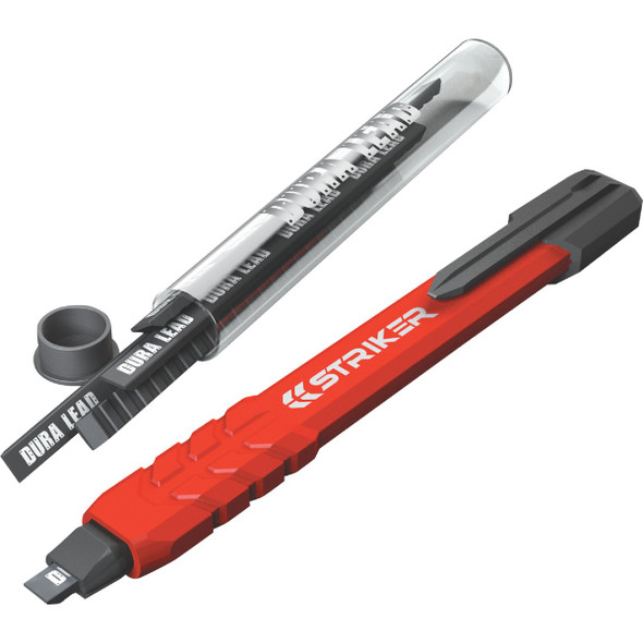Striker Refillable Mechanical Carpenter Pencil 770629 Striker Refillable Mechanical Carpenter Pencil 770629