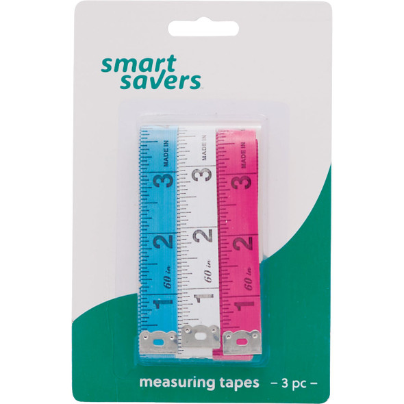 Smart Savers 5 Ft. SAE Cloth Measuring Tape (3-Piece) AR047 Pack of 12