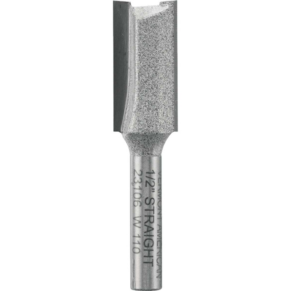 Vermont American Carbide Tip 1/2 In. Straight Bit 23106