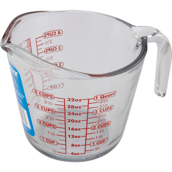 Anchor Hocking 4 Cup Clear Glass Measuring Cup 55178AHG17 Pack of 3 656007