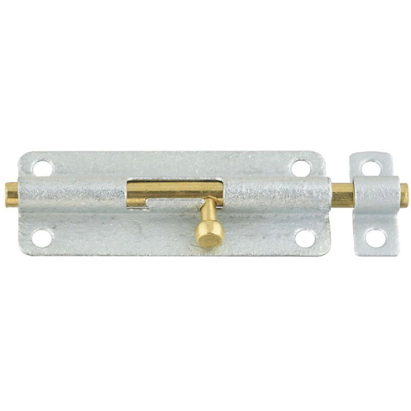 National Hardware 5 In. Galvanized Steel Door Barrel Bolt N151-910