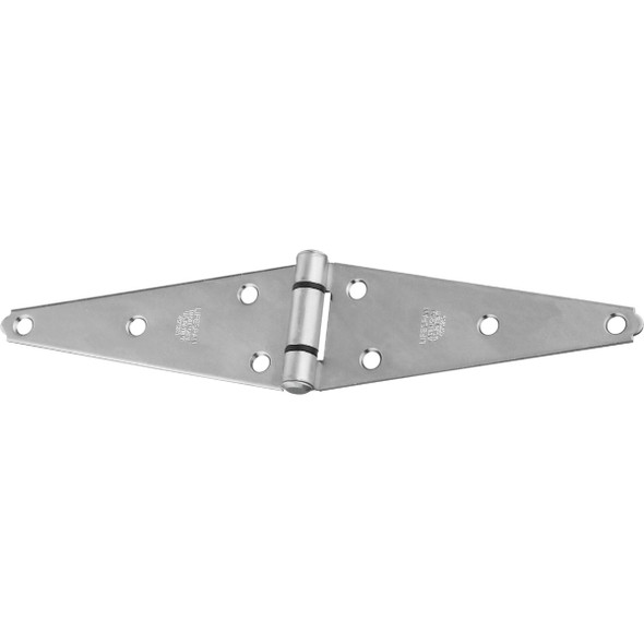 National Hardware 2.43 In. x 6 In. Zinc Heavy-Duty Strap Hinge N128-074