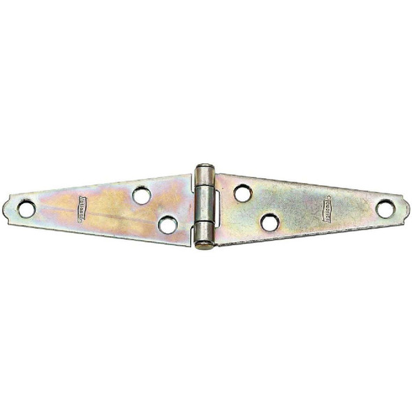 National Hardware 3 In. Zinc Light Strap Hinge N127-431 Pack of 10