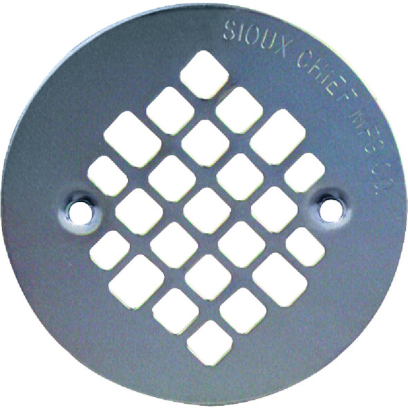 Sioux Chief 4-1/4 In. Stainless Steel Shower Drain Strainer 821-2SPK1 Sioux Chief 4-1/4 In. Stainless Steel Shower Drain Strainer 821-2SPK1