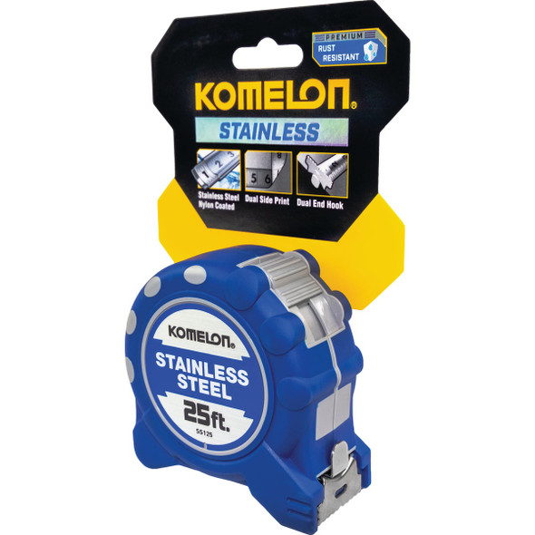 Komelon Gripper SS 25 Ft. Tape Measure SS125