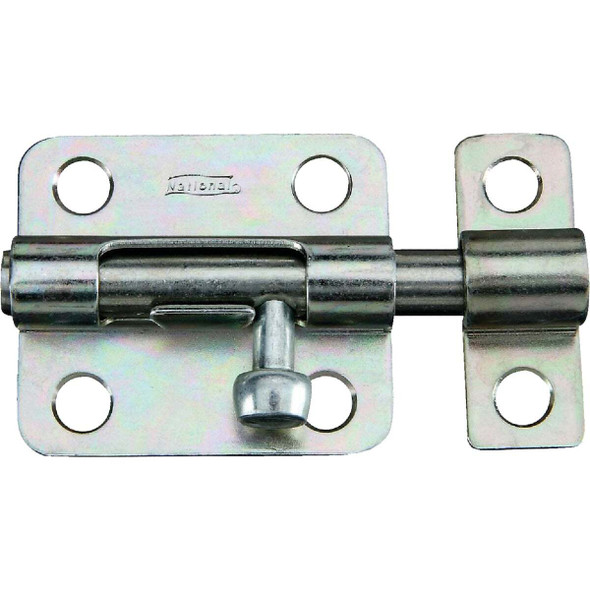 National Hardware 2-1/2 In. Zinc Steel Door Barrel Bolt N151-449