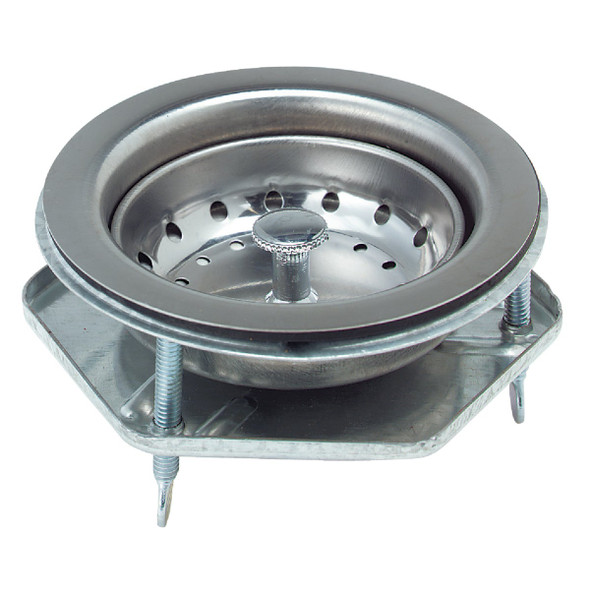 Keeney Stainless Steel Thumb Screw Style Basket Strainer Assembly 1441SS