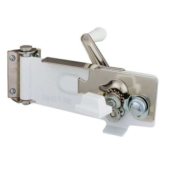 Swing-A-Way White Magnetic Wall Mount Can Opener 609WH Swing-A-Way White Magnetic Wall Mount Can Opener 609WH