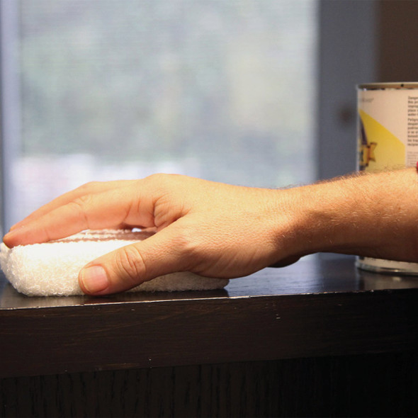 Trimaco SuperTuff 4 In. x 5 In Staining Pad with Free Gloves Trimaco SuperTuff 4 In. x 5 In Staining Pad with Free Gloves