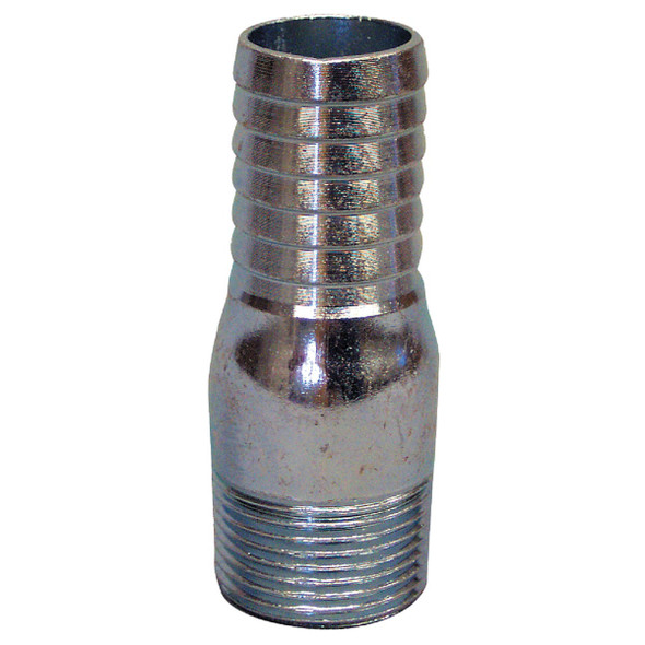 Merrill 1/2 In. Insert x 1/2 In. MIP Threaded Galvanized Adapter SMA50 Merrill 1/2 In. Insert x 1/2 In. MIP Threaded Galvanized Adapter SMA50