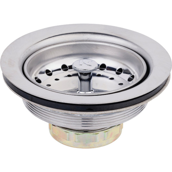 Keeney 3-1/2 In. Stainless Steel Fixed Post Basket Strainer Assembly 1431SSBX