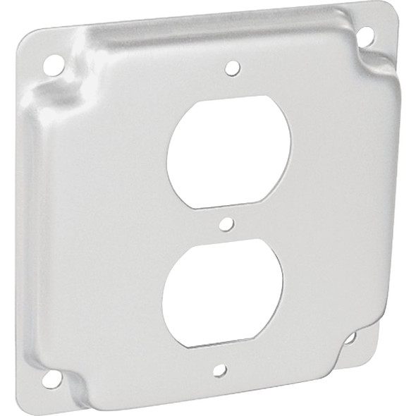 Southwire Duplex Receptacle 4 In. x 4 In. Square Device Cover G1938-UPC