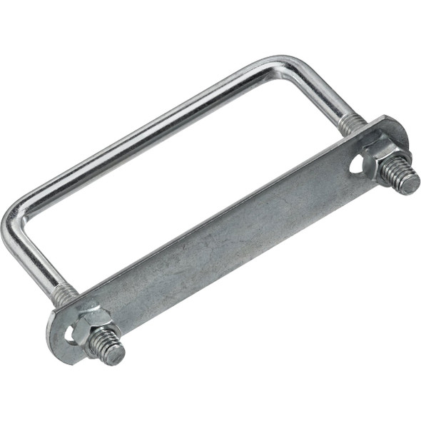 National Hardware 3/8 In. x 4 In. x 3 In. Zinc Square U Bolt N222-380 Pack of 5