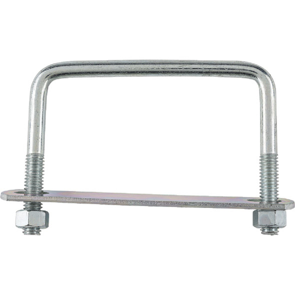 National Hardware 3-8 In. x 4 In. x 3 In. Zinc Square U Bolt N222-380 Pack of 5 216291