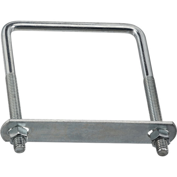 National Hardware 3/8 In. x 4 In. x 5 In. Zinc Square U Bolt N222-398 Pack of 5