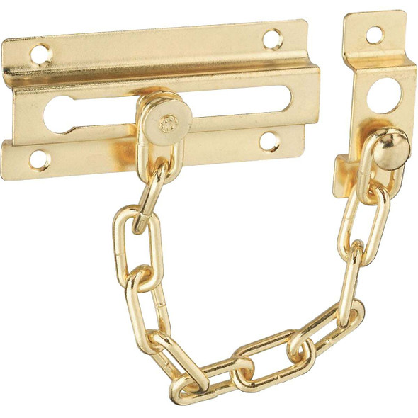 National Hardware Brass Steel Chain Door Lock N183-590