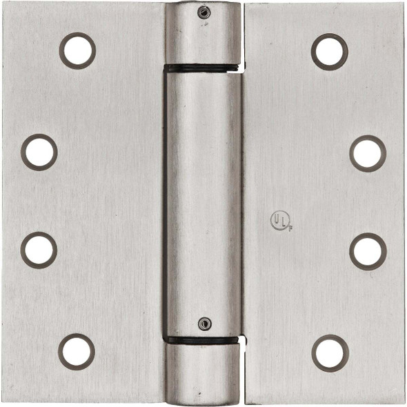 National Hardware 4 In. Satin Nickel Square Spring Door Hinge N350-801
