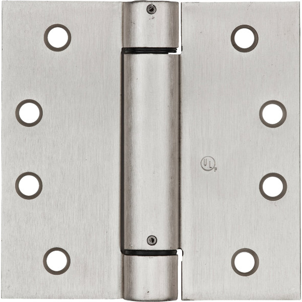 National Hardware 4 In. Satin Nickel Square Spring Door Hinge N350-801