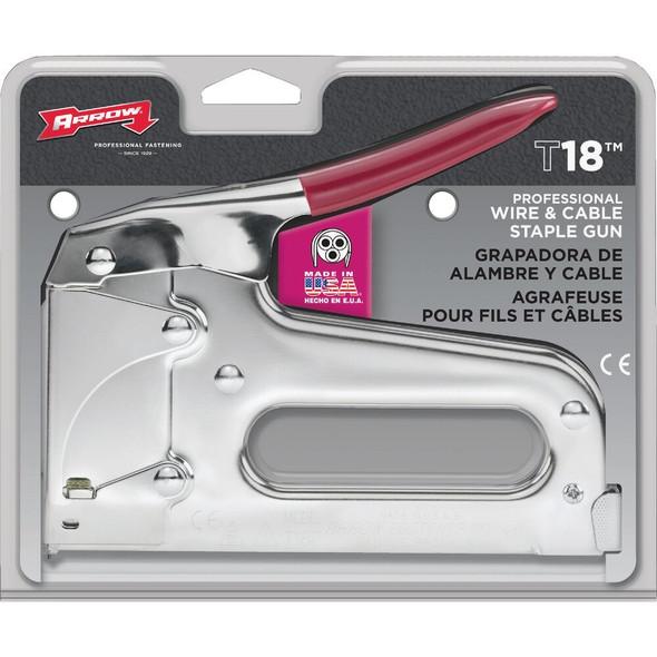 Arrow T18 Professional Wire and Cable Staple Gun T18 343242