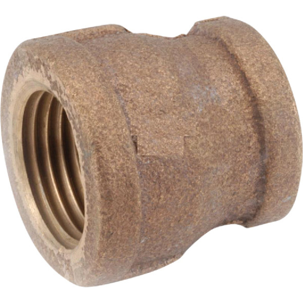 Anderson Metals 1 In. x 1/2 In. Threaded Reducing Brass Coupling 738119-1608 Anderson Metals 1 In. x 1/2 In. Threaded Reducing Brass Coupling 738119-1608