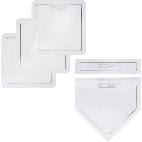 Franklin Heavy-Duty Rubber Tan Baseball Base Set 1985 801747