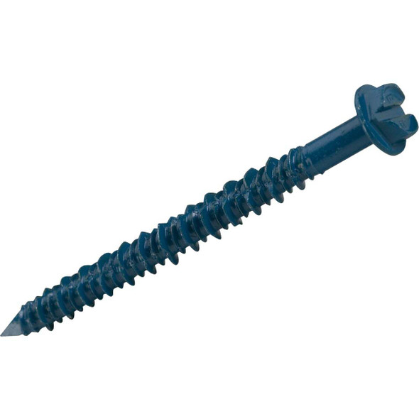 Hillman 3/16 In. x 2-1/4 In. Hex Washer Tapper Concrete Screw Anchor (100-Count)
