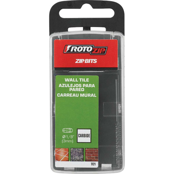 Rotozip Tilecut 1/8 In. Carbide Zip Bit TC1