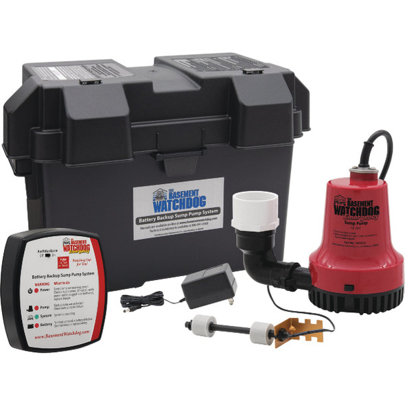 The Basement Watchdog Emergency Backup Sump Pump System BWE