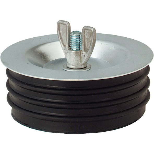 Black Swan 4 In. IPS Galvanized Steel Sewer and Drain Test Plug 17180