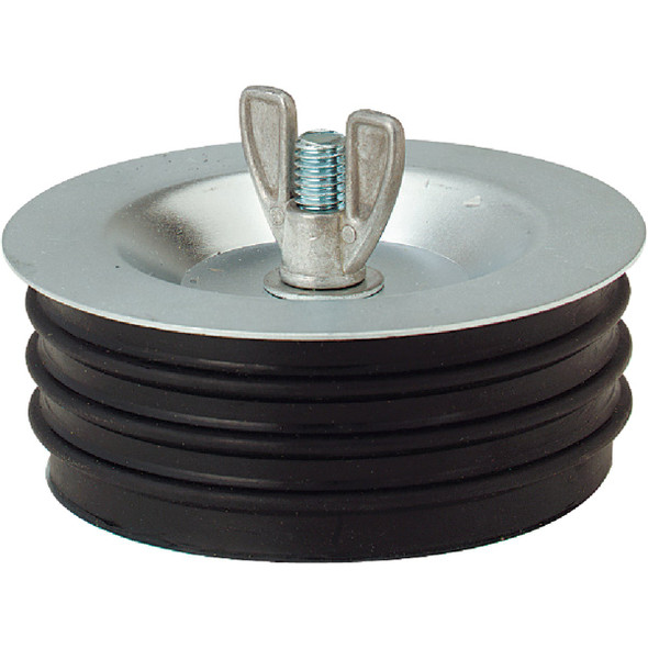 Black Swan 4 In. IPS Galvanized Steel Sewer and Drain Test Plug 17180