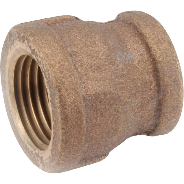 Anderson Metals 3/8 In. x 1/8 In. Threaded Reducing Brass Coupling 738119-0602