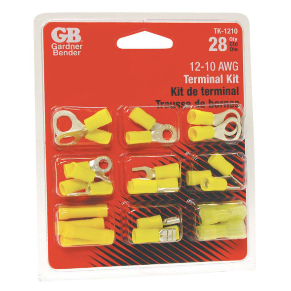 Gardner Bender 12 to 10 AWG 28 Pieces Wire Terminal Kit TK-1210